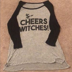 Cheers Witches 3/4 sleeve baseball tee